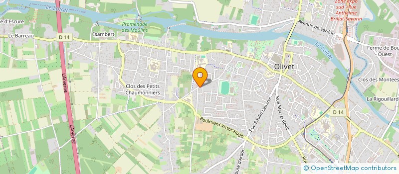 localisation de l'entreprise MONSIEUR JULIEN GAUTHIER à OLIVET