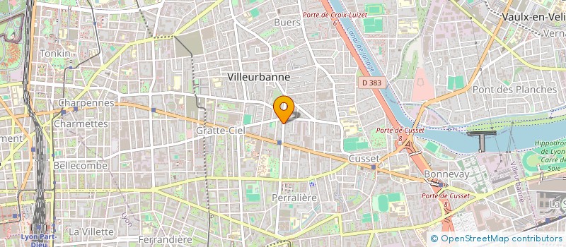 localisation de l'entreprise MONSIEUR JULIEN GAUTHIER  VILLEURBANNE