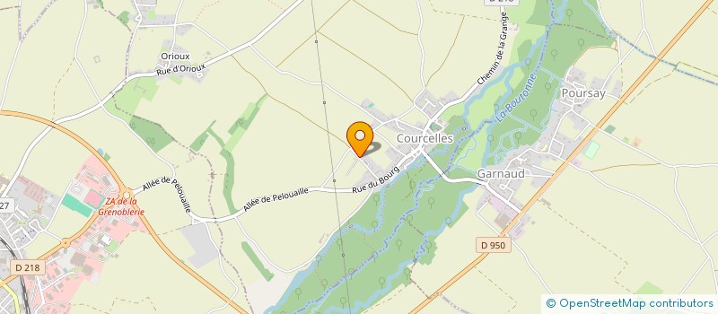 localisation de l'entreprise MONSIEUR JULIEN GAUTHIER  COURCELLES