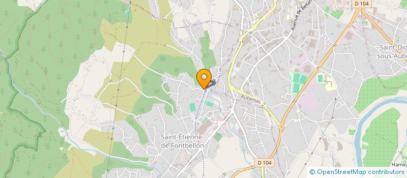 localisation de l'entreprise MONSIEUR JULIEN GAUTHIER  SAINT-ETIENNE-DE-FONTBELLON