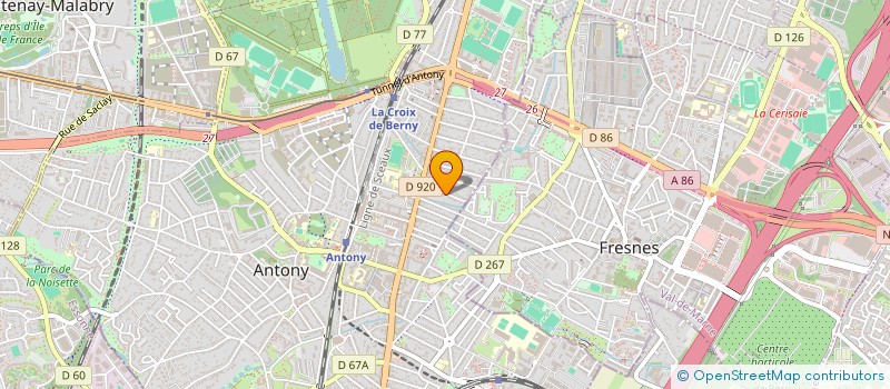 localisation de l'entreprise MONSIEUR JULIEN GAUTHIER à ANTONY