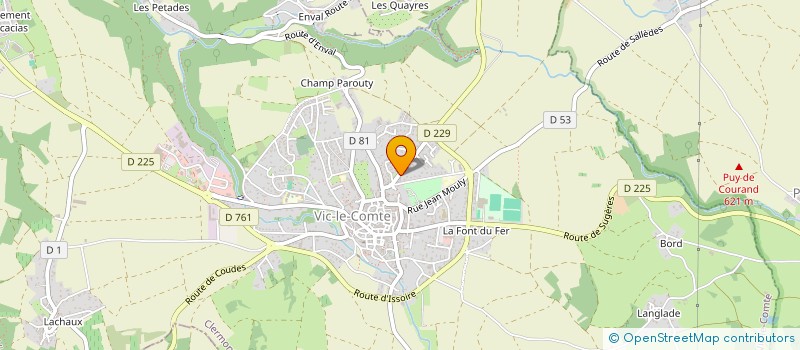 localisation de l'entreprise MONSIEUR JULIEN GAUTHIER  VIC-LE-COMTE