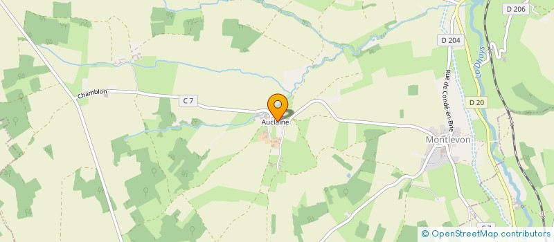 localisation de l'entreprise MONSIEUR JULIEN GAUTIER  MONTLEVON