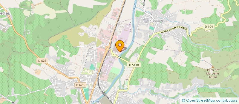 localisation de l'entreprise MONSIEUR JULIEN GAUTIER  LIMOUX