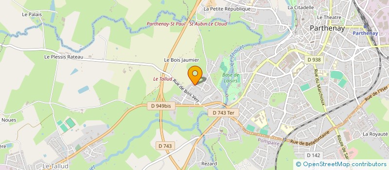 localisation de l'entreprise MONSIEUR JULIEN GAUTIER à LE TALLUD