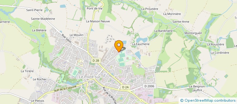 localisation de l'entreprise MONSIEUR JULIEN GAVOILLE à LE POIRE-SUR-VIE