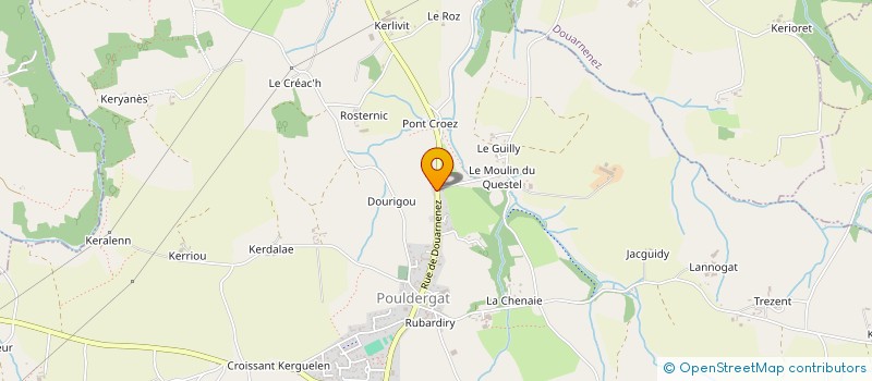 localisation de l'entreprise MONSIEUR JULIEN GAVOIS  POULDERGAT