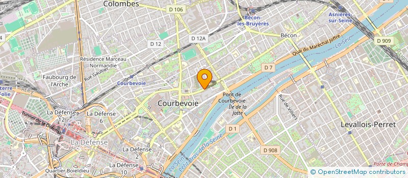 localisation de l'entreprise MONSIEUR JULIEN GAY à COURBEVOIE