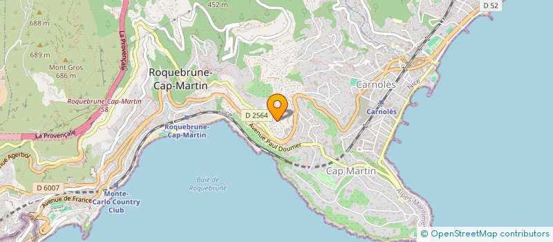 localisation de l'entreprise MONSIEUR JULIEN GEAY à ROQUEBRUNE-CAP-MARTIN
