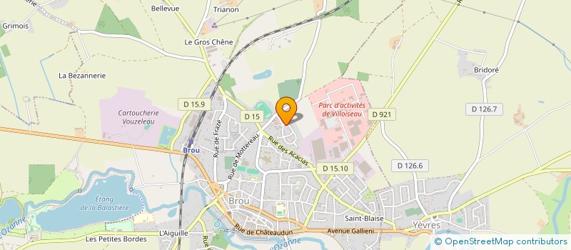 localisation de l'entreprise MONSIEUR JULIEN GENCE à BROU
