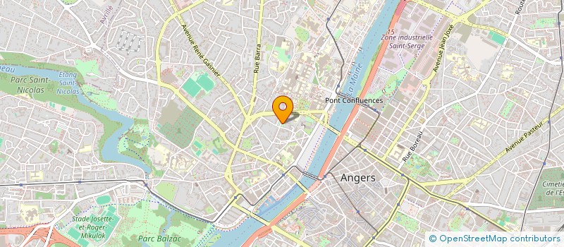 localisation de l'entreprise MONSIEUR JULIEN GENDRON à ANGERS