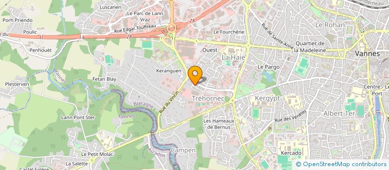 localisation de l'entreprise MONSIEUR JULIEN GENESLAY à VANNES