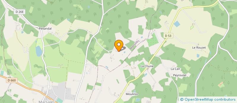 localisation de l'entreprise MONSIEUR JULIEN GENESTE à MARSALES