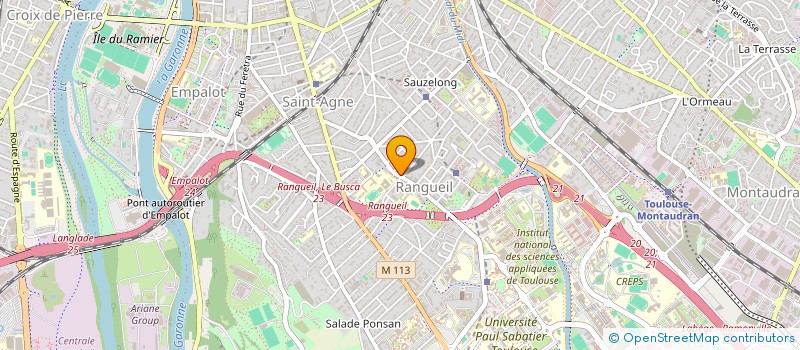 localisation de l'entreprise MONSIEUR JULIEN GEOFFROY à TOULOUSE