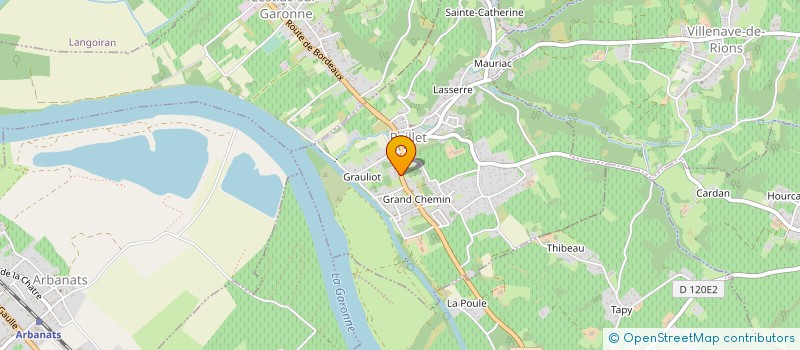 localisation de l'entreprise MONSIEUR JULIEN GERARDIN  PAILLET