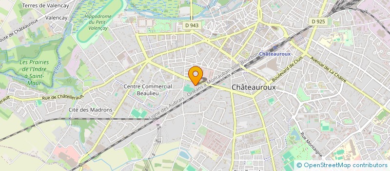 localisation de l'entreprise MONSIEUR JULIEN GERMAIN  CHATEAUROUX