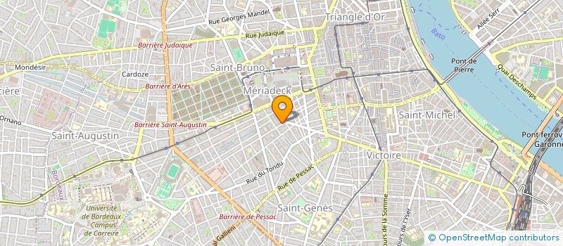 localisation de l'entreprise MONSIEUR JULIEN GERMANAUD  BORDEAUX