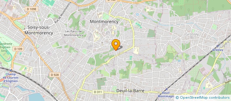 localisation de l'entreprise MONSIEUR JULIEN GERSON  MONTMORENCY