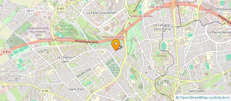 localisation de l'entreprise MONSIEUR JULIEN GERVAIS à CAEN