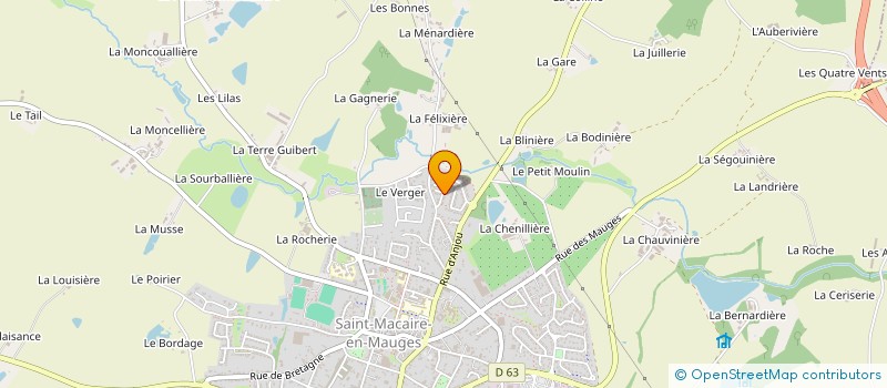 localisation de l'entreprise MONSIEUR JULIEN GILBERT à SEVREMOINE