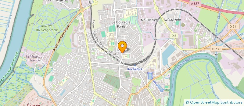 localisation de l'entreprise MONSIEUR JULIEN GILBERT  ROCHEFORT