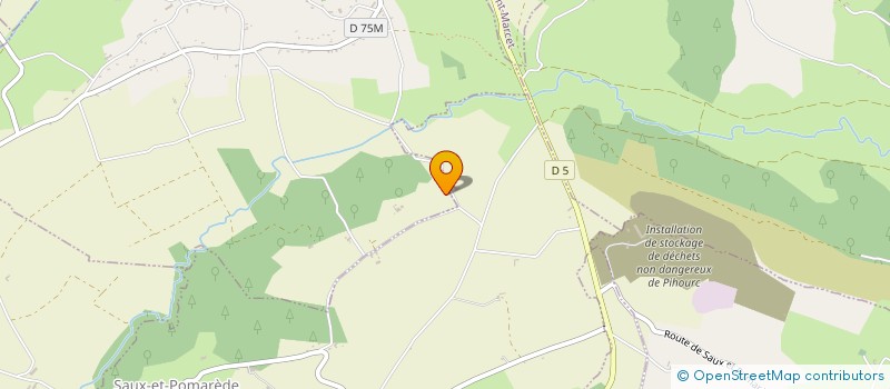 localisation de l'entreprise MONSIEUR JULIEN GILIBERT  SAUX-ET-POMAREDE