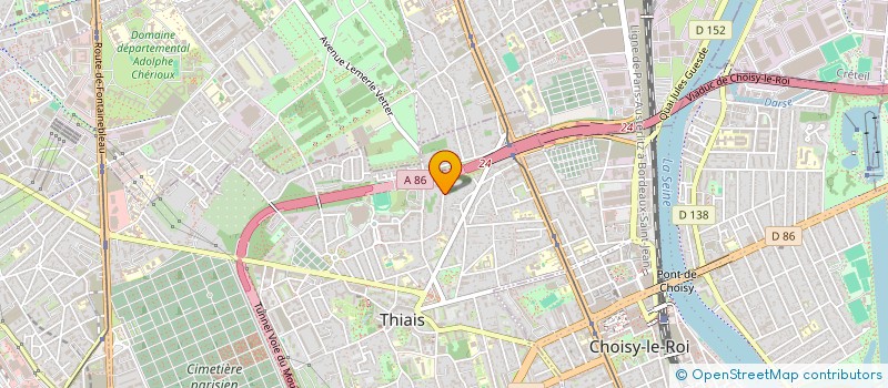 localisation de l'entreprise MONSIEUR JULIEN GILLARD  THIAIS