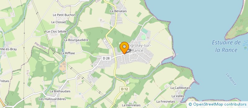 localisation de l'entreprise MONSIEUR JULIEN GILLES à LANGROLAY-SUR-RANCE