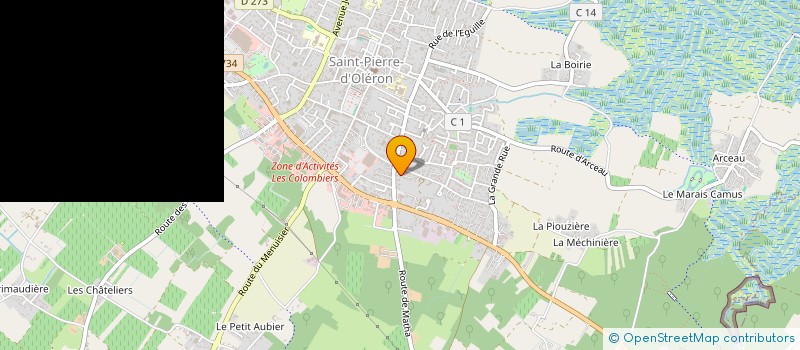 localisation de l'entreprise MONSIEUR JULIEN GILLES--BONNET  SAINT-PIERRE-D'OLERON