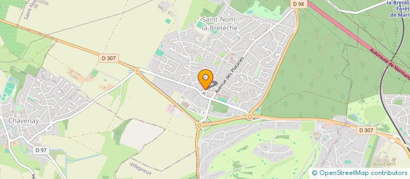 localisation de l'entreprise MONSIEUR JULIEN GILLETTE  SAINT-NOM-LA-BRETECHE