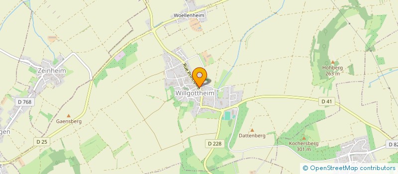 localisation de l'entreprise MONSIEUR JULIEN GILLMANN  WILLGOTTHEIM