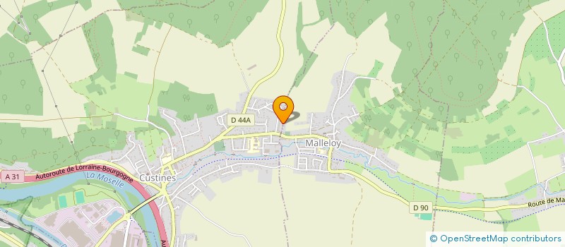 localisation de l'entreprise MONSIEUR JULIEN GIMBRET  CUSTINES