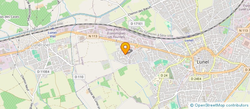 localisation de l'entreprise MONSIEUR JULIEN GIMENEZ  LUNEL