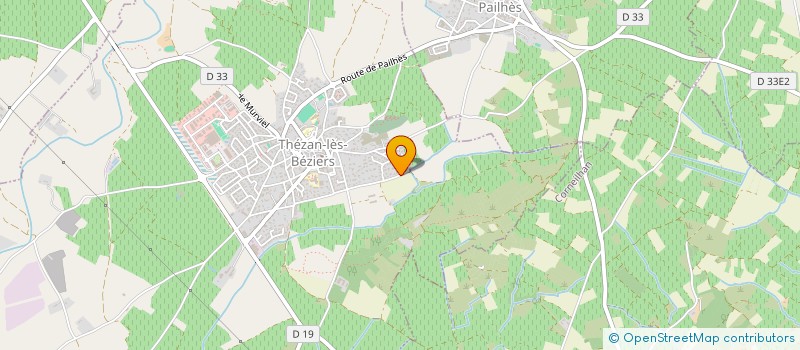 localisation de l'entreprise MONSIEUR JULIEN GINER à THEZAN-LES-BEZIERS