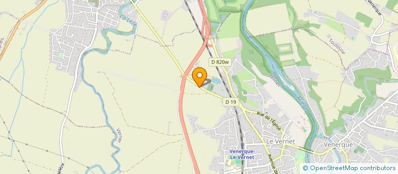 localisation de l'entreprise MONSIEUR JULIEN GINESTE  VERNET