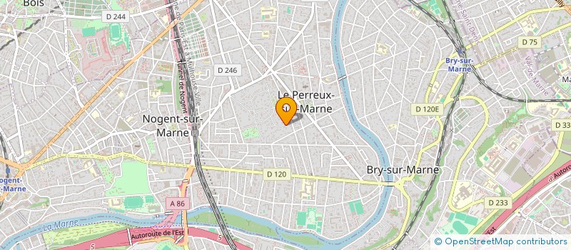 localisation de l'entreprise MONSIEUR JULIEN GIRAUD  LE PERREUX-SUR-MARNE