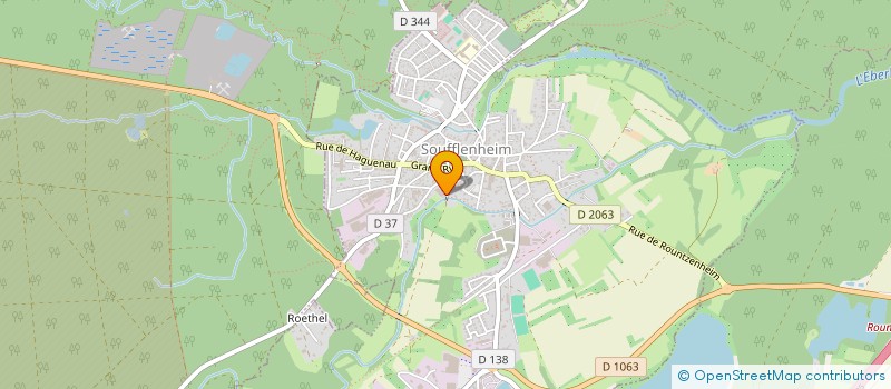 localisation de l'entreprise MONSIEUR JULIEN GIRAUD  SOUFFLENHEIM