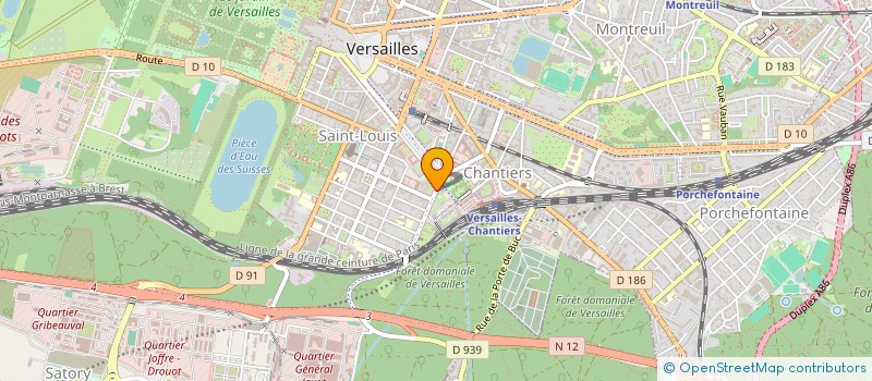 localisation de l'entreprise MONSIEUR JULIEN GIRAUD à VERSAILLES