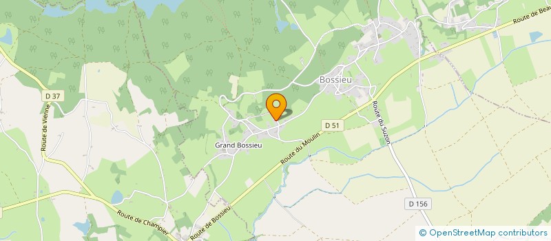 localisation de l'entreprise MONSIEUR JULIEN GIROUD  BOSSIEU