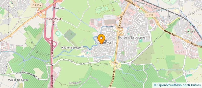 localisation de l'entreprise MONSIEUR JULIEN GLADIEUX  PERPIGNAN