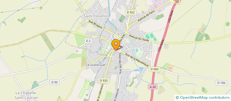 localisation de l'entreprise MONSIEUR JULIEN GLASSIER à VATAN