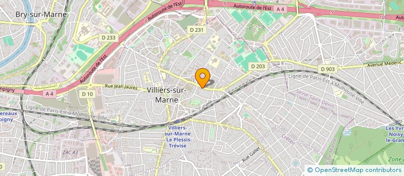 localisation de l'entreprise MONSIEUR JULIEN GLAZAS  VILLIERS-SUR-MARNE