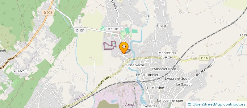 localisation de l'entreprise MONSIEUR JULIEN GLEYZON  ROUSSON