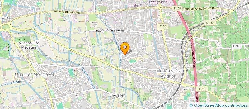 localisation de l'entreprise MONSIEUR JULIEN GLOUX  MORIERES-LES-AVIGNON