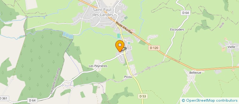 localisation de l'entreprise MONSIEUR JULIEN GOBERT à SAINT-PAUL-DES-LANDES