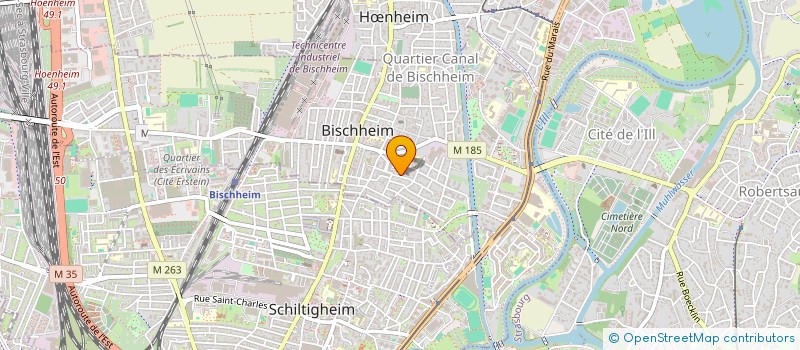 localisation de l'entreprise MONSIEUR JULIEN GOBERT  BISCHHEIM