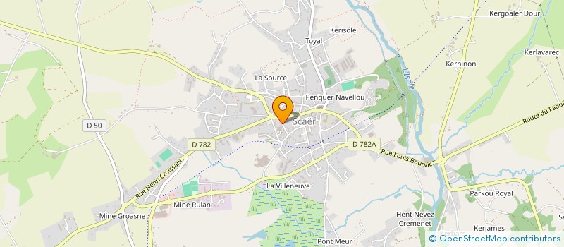 localisation de l'entreprise MONSIEUR JULIEN GODERE  SCAER