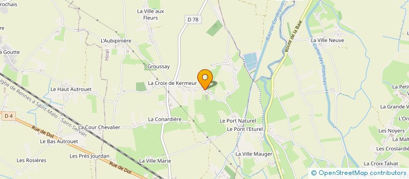 localisation de l'entreprise MONSIEUR JULIEN GODMENT  HIREL