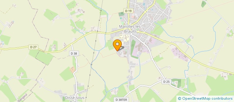 localisation de l'entreprise MONSIEUR JULIEN GODMER  MAROLLES-LES-BRAULTS