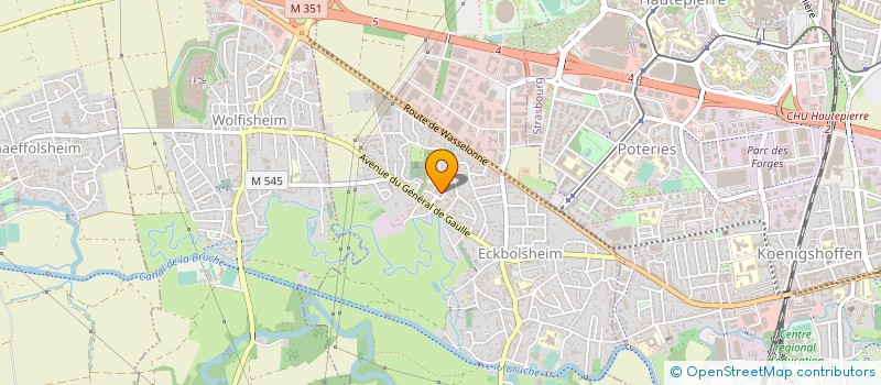 localisation de l'entreprise MONSIEUR JULIEN GODON  ECKBOLSHEIM